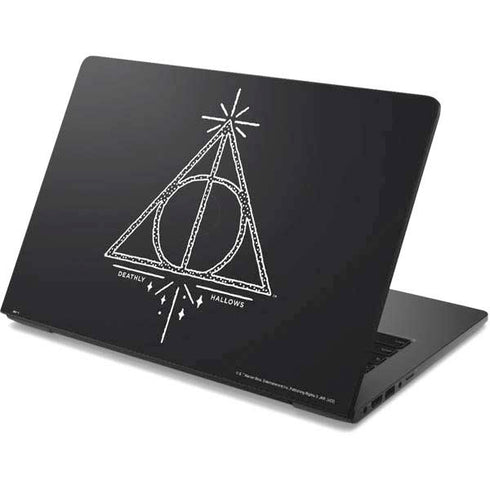 Wizarding Worlds Harry Potter Deathly Hallows Symbol Dell Chromebook Skin