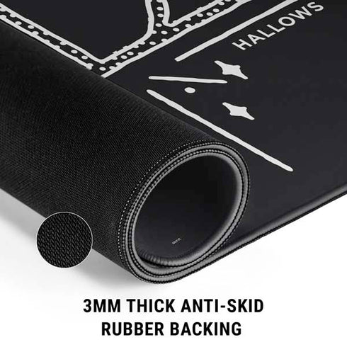 Wizarding Worlds Harry Potter Deathly Hallows Symbol Gaming Mouse Pad