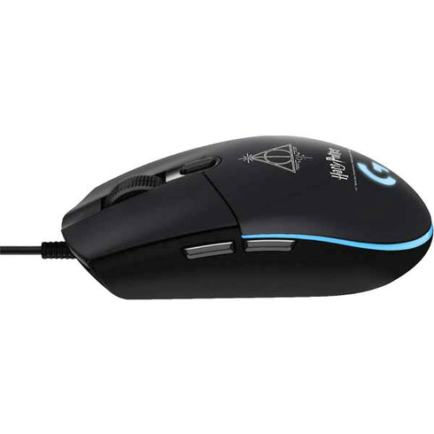 Wizarding Worlds Harry Potter Deathly Hallows Symbol G203 Prodigy RGB Wired Gaming Mouse Skin