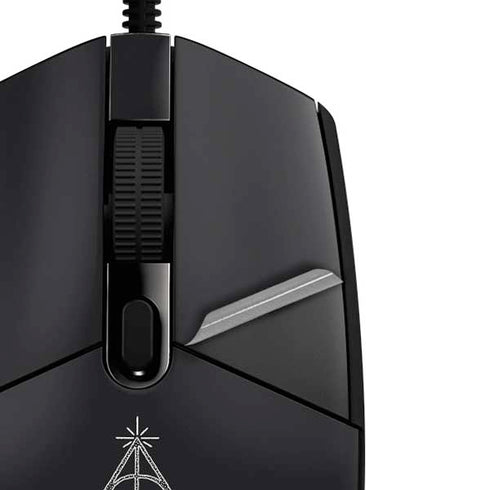 Wizarding Worlds Harry Potter Deathly Hallows Symbol G203 Prodigy RGB Wired Gaming Mouse Skin