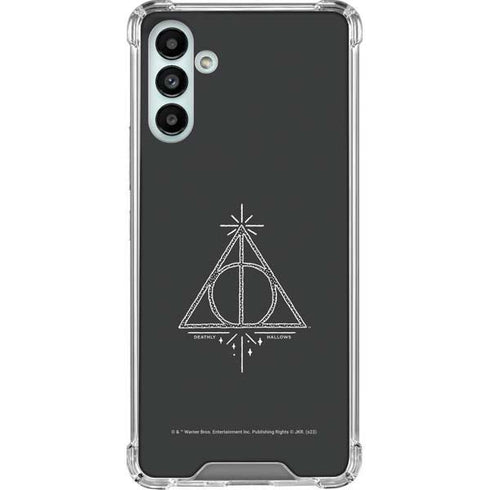 Wizarding Worlds Harry Potter Deathly Hallows Symbol Galaxy A13 5G Clear Case