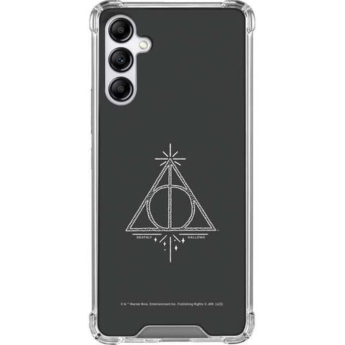 Wizarding Worlds Harry Potter Deathly Hallows Symbol Galaxy A14 5G Clear Case
