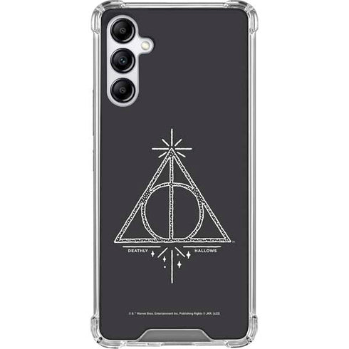 Wizarding Worlds Harry Potter Deathly Hallows Symbol Galaxy A15 5G Clear Case