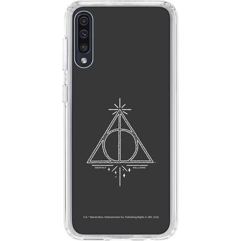 Wizarding Worlds Harry Potter Deathly Hallows Symbol Galaxy A50 Clear Case