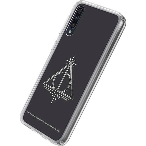 Wizarding Worlds Harry Potter Deathly Hallows Symbol Galaxy A50 Clear Case