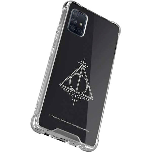 Wizarding Worlds Harry Potter Deathly Hallows Symbol Galaxy A51 5G Clear Case