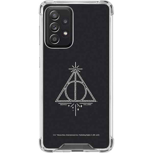 Wizarding Worlds Harry Potter Deathly Hallows Symbol Galaxy A52 5G Clear Case