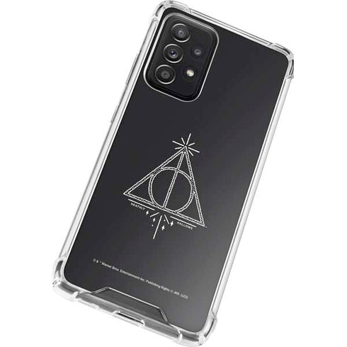 Wizarding Worlds Harry Potter Deathly Hallows Symbol Galaxy A52 5G Clear Case