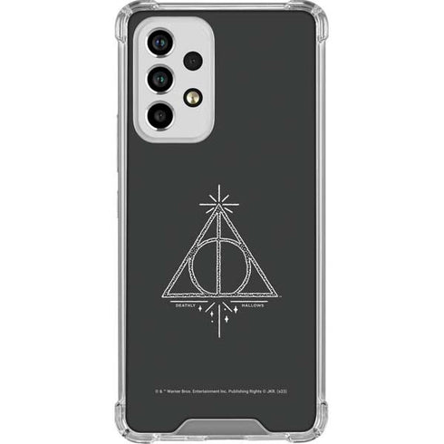 Wizarding Worlds Harry Potter Deathly Hallows Symbol Galaxy A53 5G Clear Case