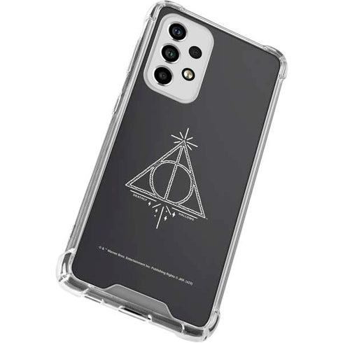 Wizarding Worlds Harry Potter Deathly Hallows Symbol Galaxy A53 5G Clear Case