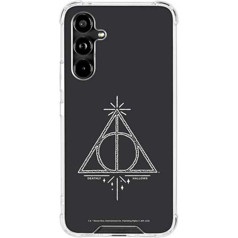 Wizarding Worlds Harry Potter Deathly Hallows Symbol Galaxy A54 5G Clear Case