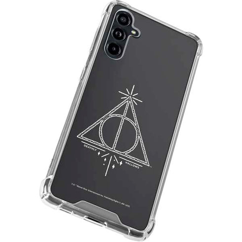 Wizarding Worlds Harry Potter Deathly Hallows Symbol Galaxy A54 5G Clear Case