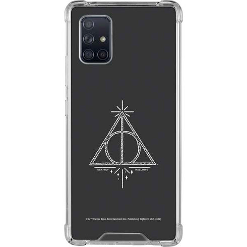 Wizarding Worlds Harry Potter Deathly Hallows Symbol Galaxy A71 5G Clear Case