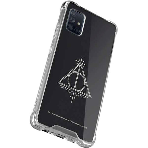 Wizarding Worlds Harry Potter Deathly Hallows Symbol Galaxy A71 5G Clear Case