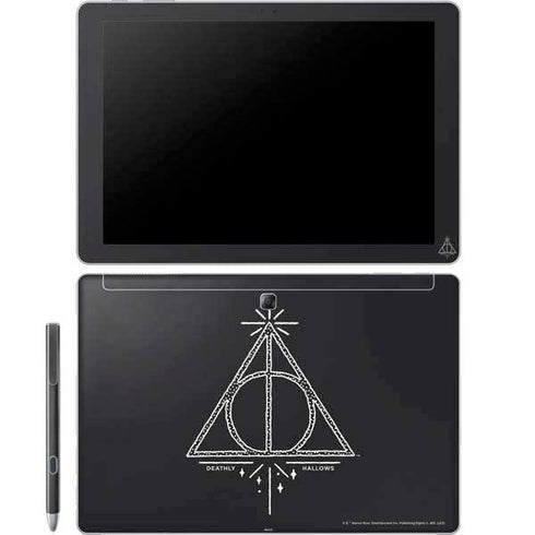 Wizarding Worlds Harry Potter Deathly Hallows Symbol Galaxy Book 12in Skin