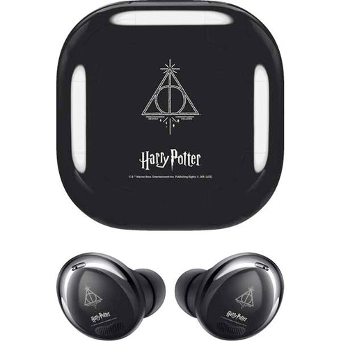 Wizarding Worlds Harry Potter Deathly Hallows Symbol Galaxy Buds Pro Skin