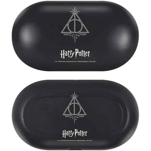 Wizarding Worlds Harry Potter Deathly Hallows Symbol Galaxy Buds Skin