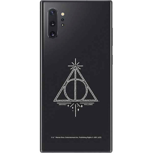 Wizarding Worlds Harry Potter Deathly Hallows Symbol Galaxy Note 10 Plus Skin