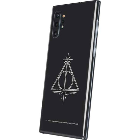 Wizarding Worlds Harry Potter Deathly Hallows Symbol Galaxy Note 10 Plus Skin