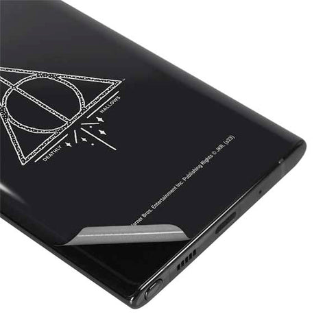 Wizarding Worlds Harry Potter Deathly Hallows Symbol Galaxy Note 10 Plus Skin