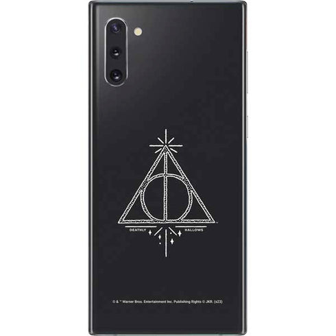 Wizarding Worlds Harry Potter Deathly Hallows Symbol Galaxy Note 10 Skin