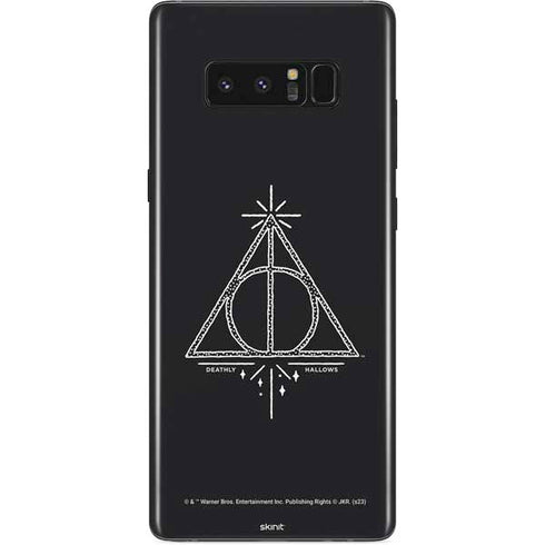 Wizarding Worlds Harry Potter Deathly Hallows Symbol Galaxy Note 8 Skin