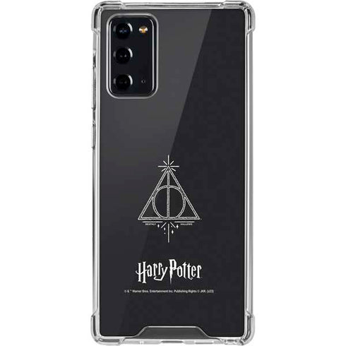 Wizarding Worlds Harry Potter Deathly Hallows Symbol Galaxy Note20 5G Clear Case