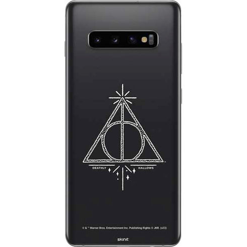 Wizarding Worlds Harry Potter Deathly Hallows Symbol Galaxy S10 Plus Skin