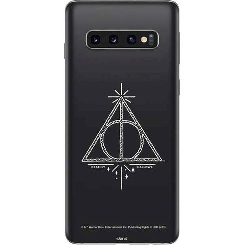Wizarding Worlds Harry Potter Deathly Hallows Symbol Galaxy S10 Skin