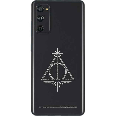 Wizarding Worlds Harry Potter Deathly Hallows Symbol Galaxy S20 Fan Edition Skin