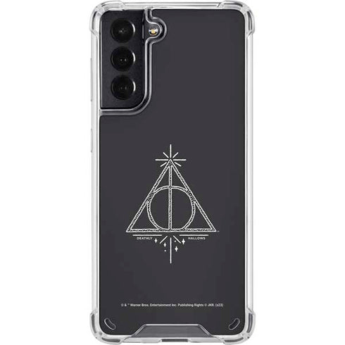 Wizarding Worlds Harry Potter Deathly Hallows Symbol Galaxy S21 5G Clear Case