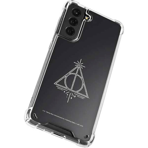 Wizarding Worlds Harry Potter Deathly Hallows Symbol Galaxy S21 5G Clear Case