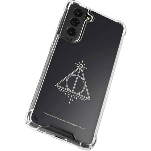 Wizarding Worlds Harry Potter Deathly Hallows Symbol Galaxy S22 Clear Case