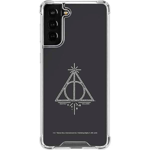 Wizarding Worlds Harry Potter Deathly Hallows Symbol Galaxy S22 Plus Clear Case
