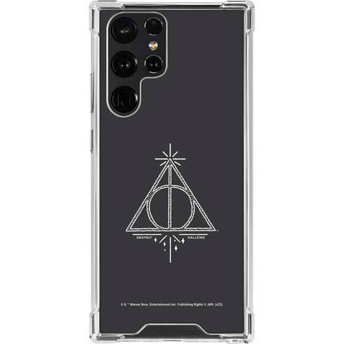 Wizarding Worlds Harry Potter Deathly Hallows Symbol Galaxy S22 Ultra Clear Case