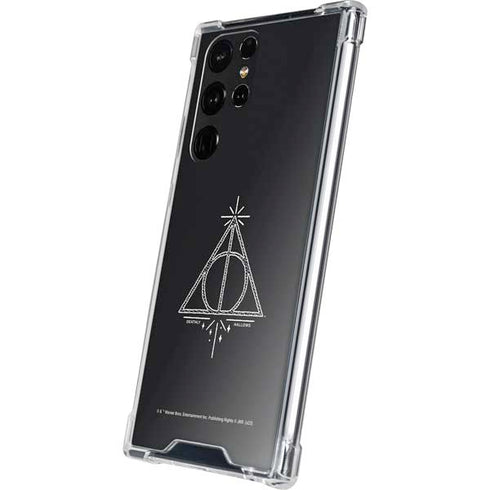 Wizarding Worlds Harry Potter Deathly Hallows Symbol Galaxy S22 Ultra Clear Case