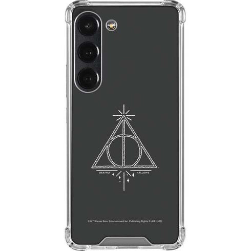 Wizarding Worlds Harry Potter Deathly Hallows Symbol Galaxy S23 Clear Case