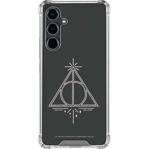Wizarding Worlds Harry Potter Deathly Hallows Symbol Galaxy S23 FE Clear Case
