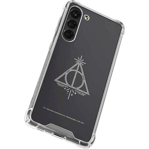 Wizarding Worlds Harry Potter Deathly Hallows Symbol Galaxy S23 Plus Clear Case