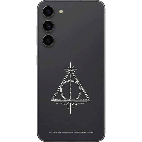 Wizarding Worlds Harry Potter Deathly Hallows Symbol Galaxy S23 Plus Skin