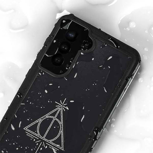 Wizarding Worlds Harry Potter Deathly Hallows Symbol Galaxy S23 Plus Waterproof Case
