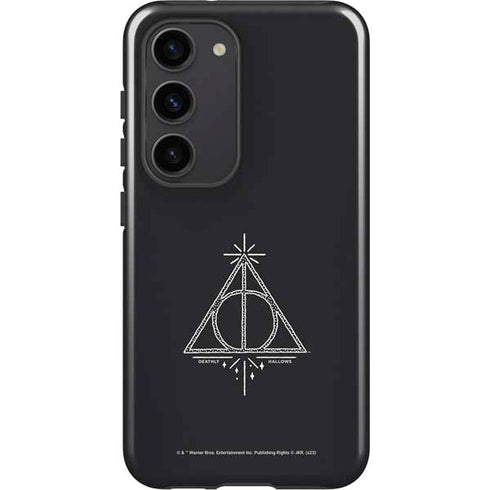 Wizarding Worlds Harry Potter Deathly Hallows Symbol Galaxy S23 Pro Case