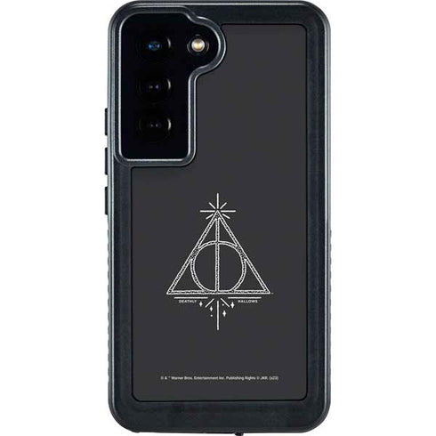 Wizarding Worlds Harry Potter Deathly Hallows Symbol Galaxy S23 Waterproof Case