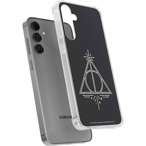 Wizarding Worlds Harry Potter Deathly Hallows Symbol Galaxy S24 Plus Clear Case
