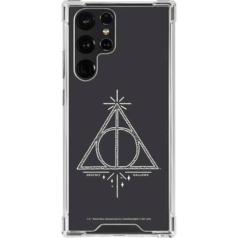 Wizarding Worlds Harry Potter Deathly Hallows Symbol Galaxy S24 Ultra Clear Case