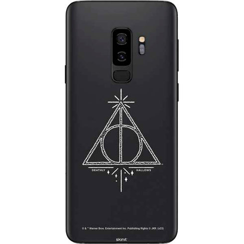 Wizarding Worlds Harry Potter Deathly Hallows Symbol Galaxy S9 Plus Skin
