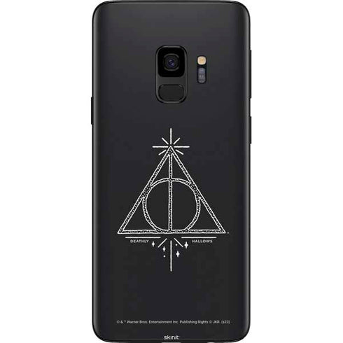 Wizarding Worlds Harry Potter Deathly Hallows Symbol Galaxy S9 Skin