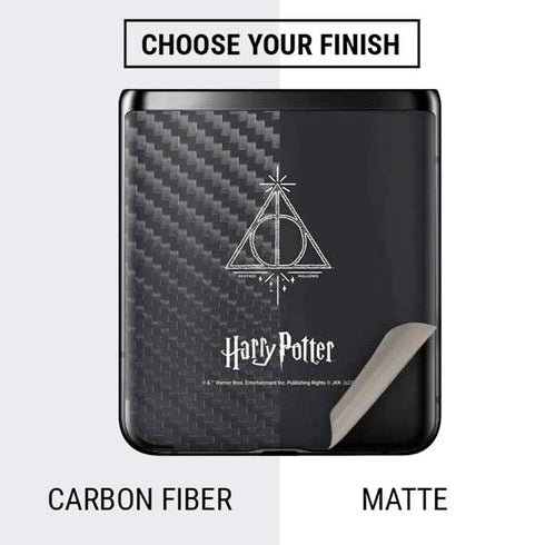 Wizarding Worlds Harry Potter Deathly Hallows Symbol Galaxy Z Flip Skin