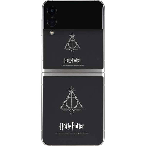 Wizarding Worlds Harry Potter Deathly Hallows Symbol Galaxy Z Flip3 5G Skin
