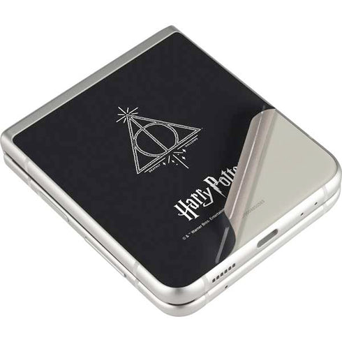 Wizarding Worlds Harry Potter Deathly Hallows Symbol Galaxy Z Flip4 5G Skin